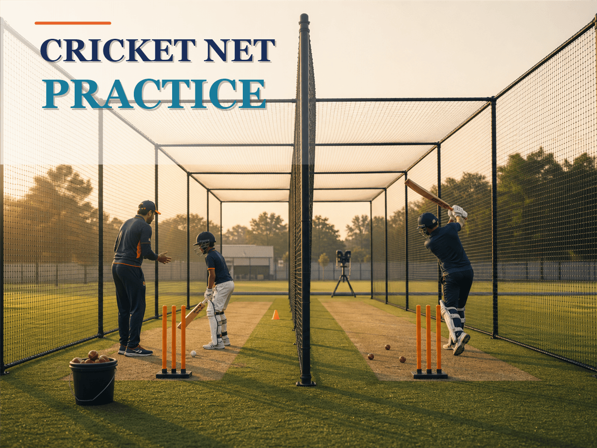 How Cricket Nets Enhance Practice Sessions for Professionals and Beginners