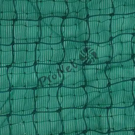 GarSafe green construction safety net with dense 30 MM mesh for falling debris protection on work sites