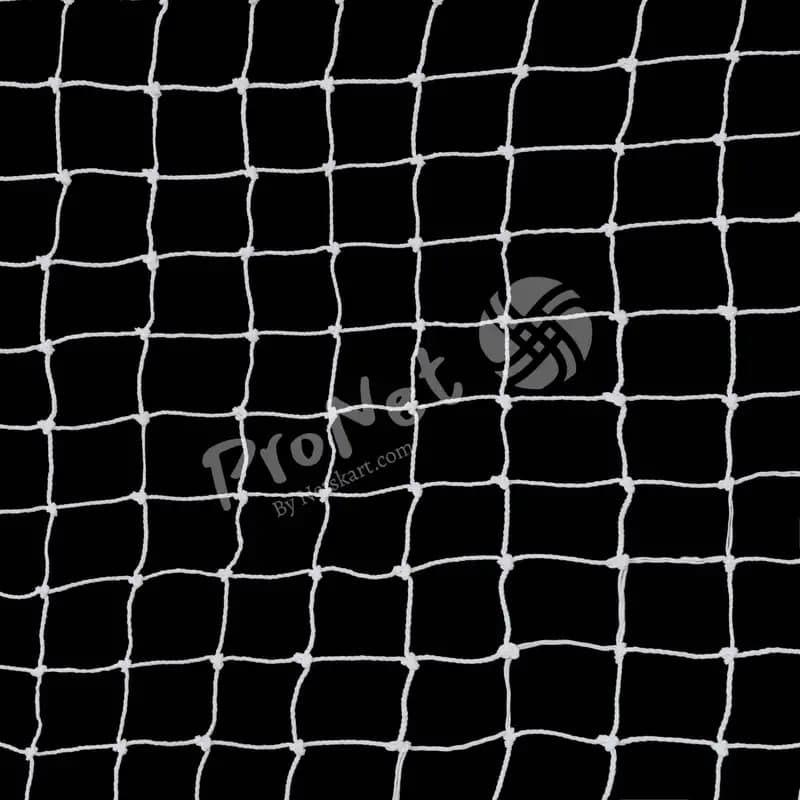 Black ProNet nylon bird net with 25 MM mesh for balcony, window and terrace bird protection
