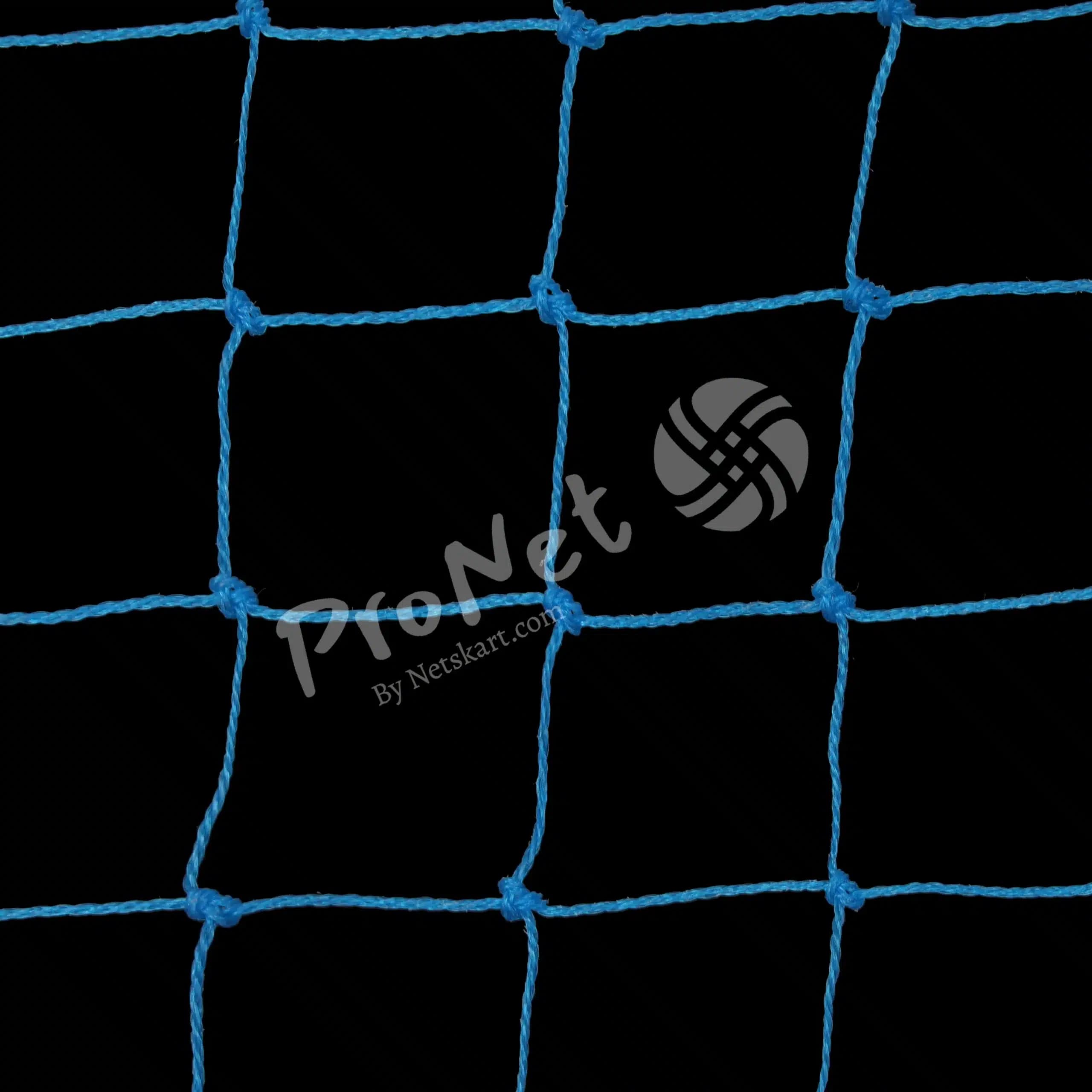 Blue ProNet nylon bird net with 25 MM mesh for pigeon control and outdoor balcony use