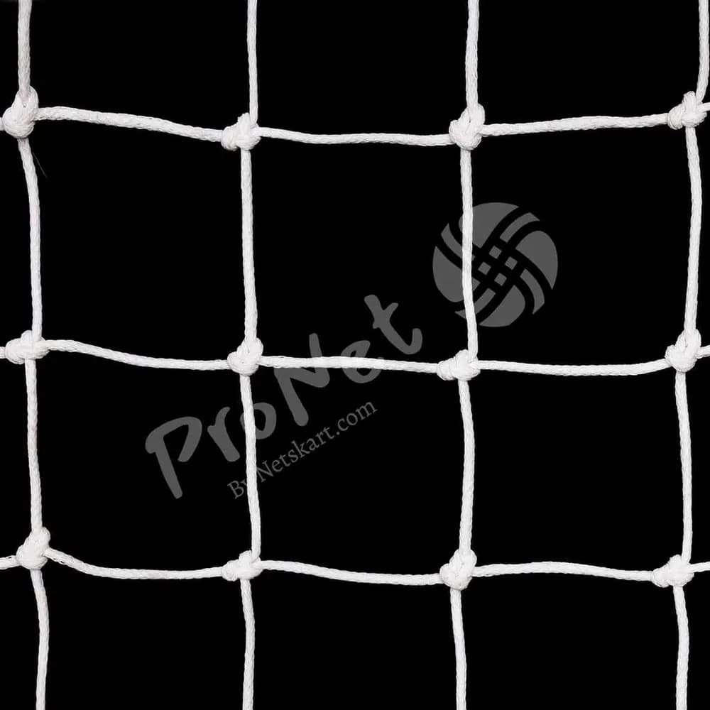Close-up of ProNet Monkey Net 2.5 MM showing square mesh structure for monkey safety net installation