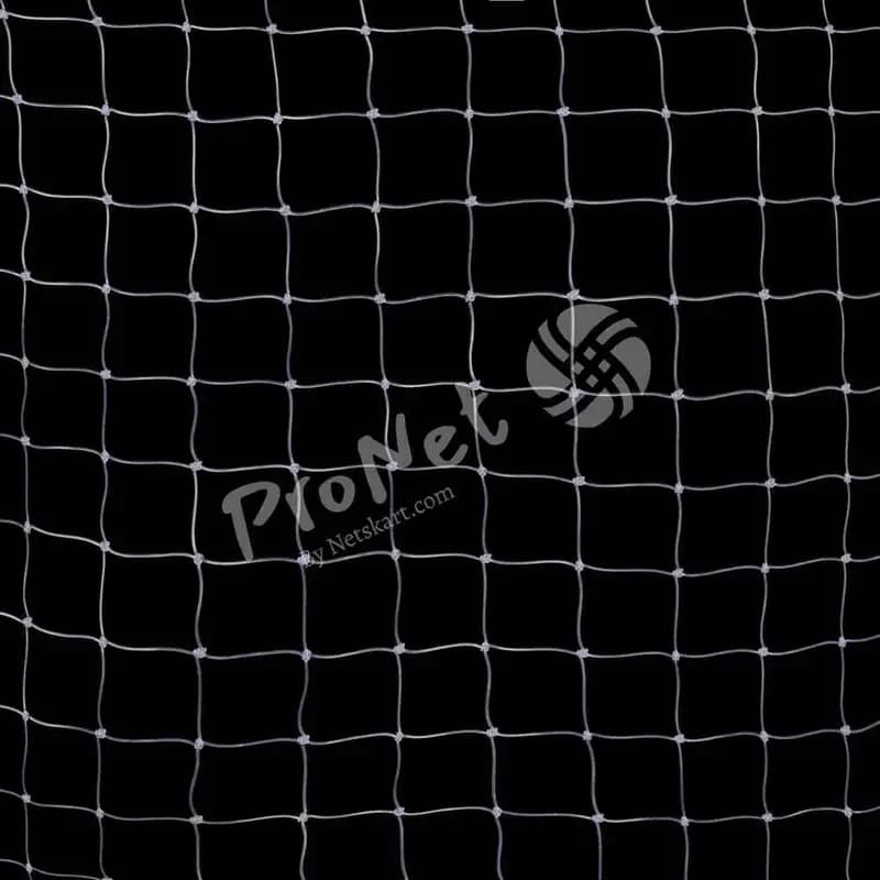 Black ProNet HDPE pigeon net with 25 MM mesh for balcony and terrace bird protection