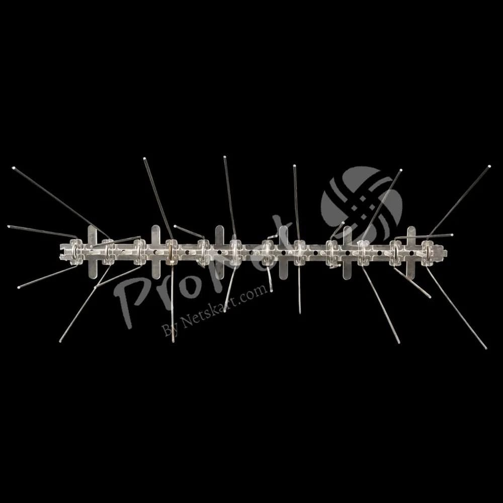 ProNet® Stainless Steel Bird Spikes Pigeon Control Spikes, Polycarbonate Base
