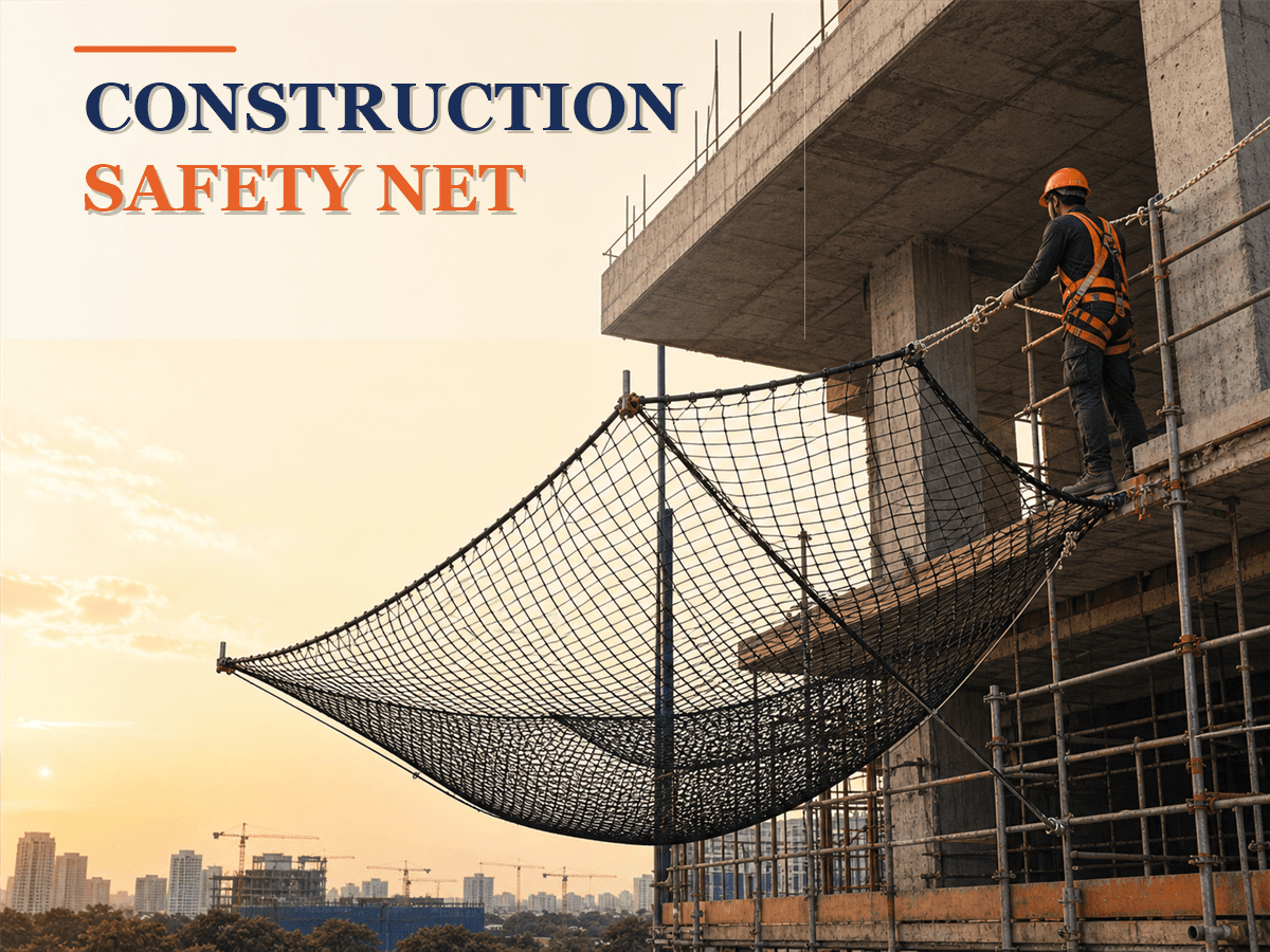 How Construction Safety Nets Prevent Fatal Falls